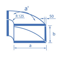 отвод прямоугольного сечения